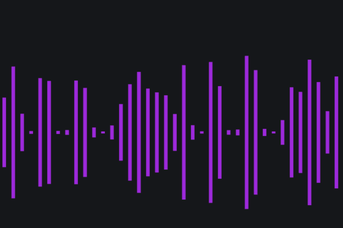 Audio waveform