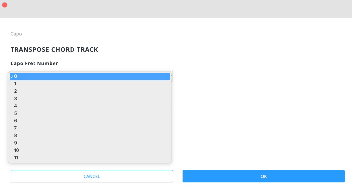 Capo Dialog Capo Dialog