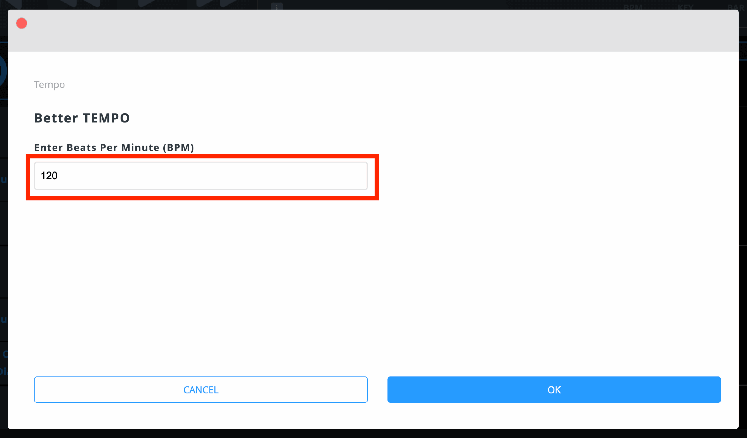 Tempo 2 How to change tempo-2